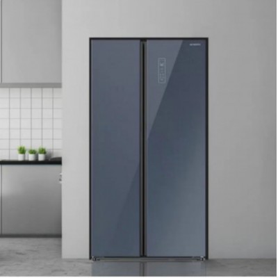 创维鲜活系列552升对开门玻璃面板冰箱 风冷无霜 家用双变频